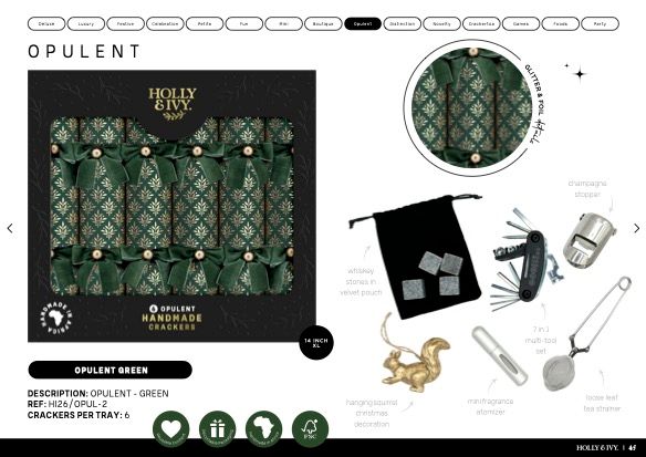 Opulent Christmas Crackers