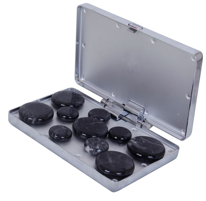 Hot Stone Warmer with Stone Set