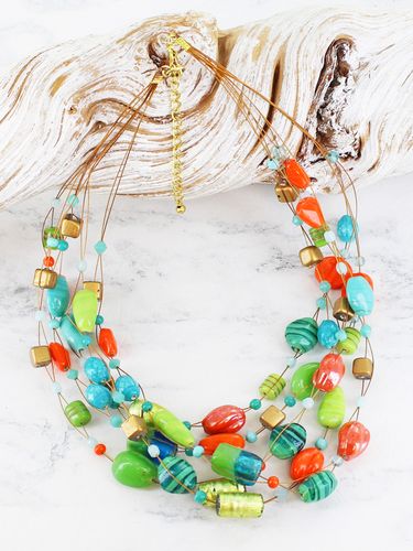 Glass Bead Necklace