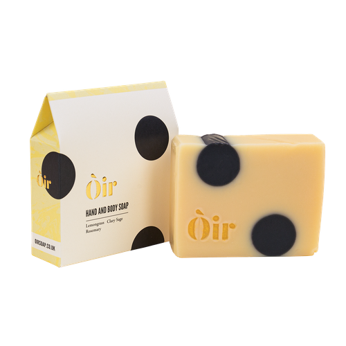 Lemongrass, clary sage, rosemary hand & body soap