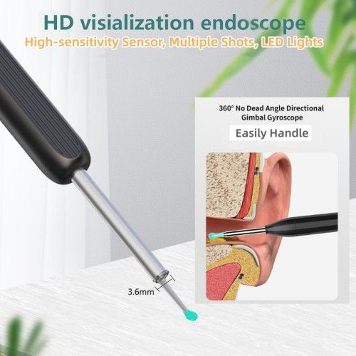 Visible HD Camera Ear Cleaning Tools,Wax Remover