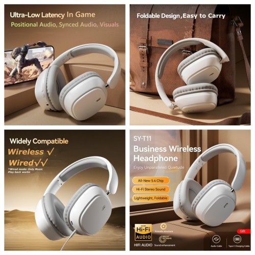 Over Ear Headphones, Foldable Lightweight Headset