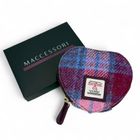 Harris Tweed Heart Purse