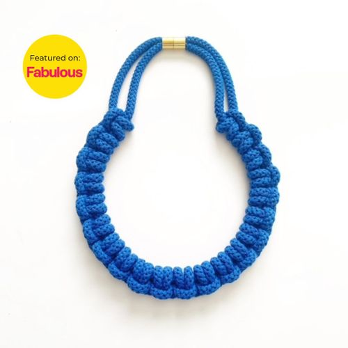 Knotty Cotton Necklace
