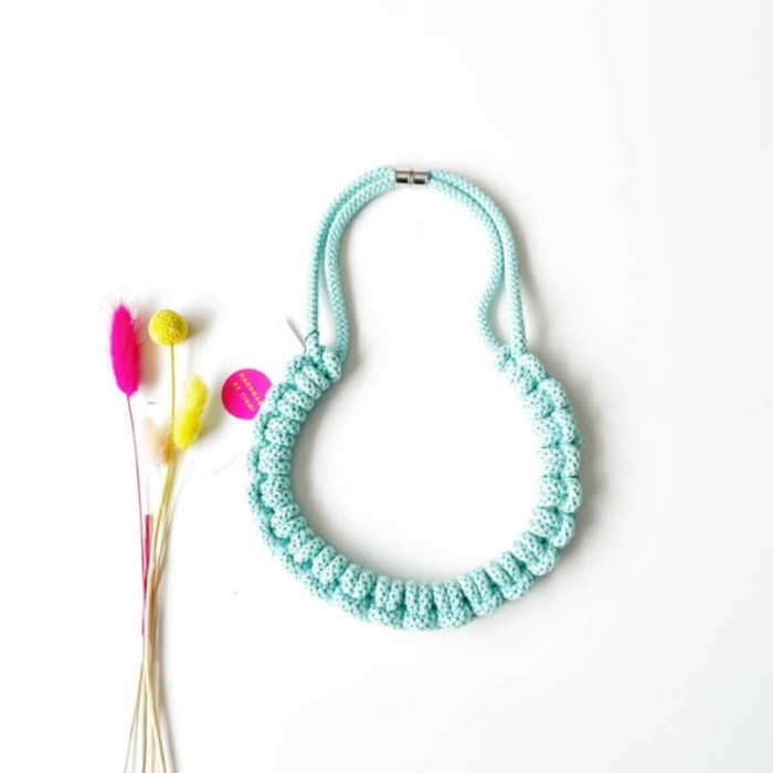 Knotty Cotton Necklace