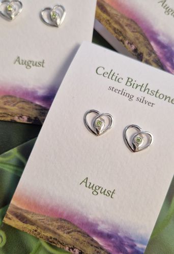 Sterling Silver Stud Earring Card Gifts