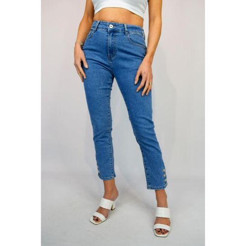 Ankle Button 3/4 jeans