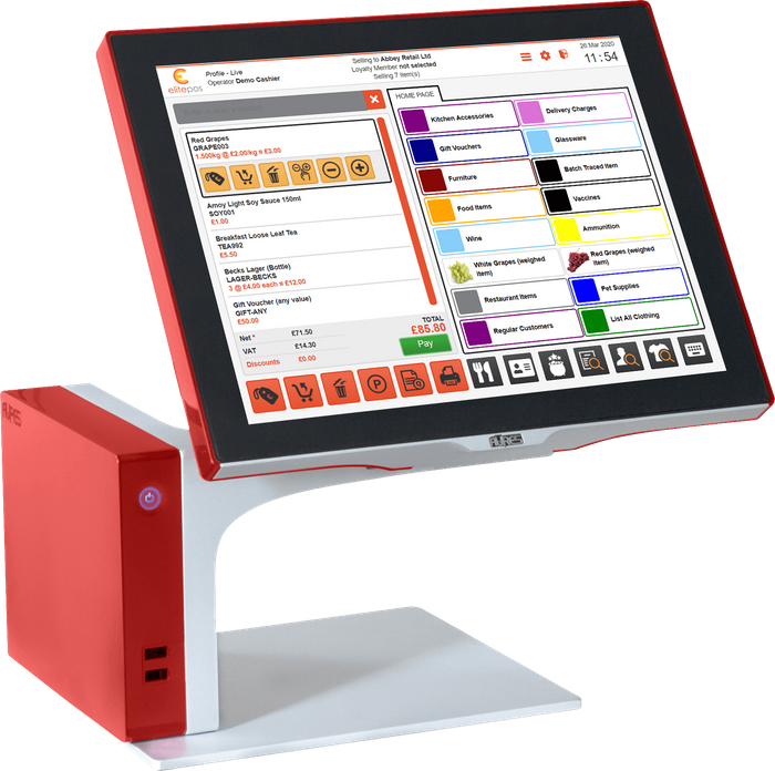 Sage Retail Solutions, featuring 'Elite'