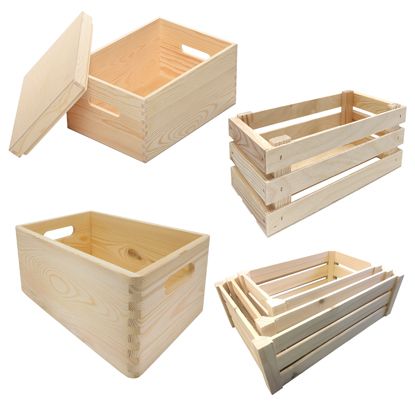 Wooden Crates for hampers, display, packaging and more