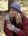 Pure Wool Knitted Hat and Wrist Warmer Sets - Croft Design