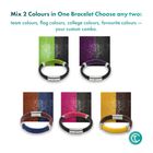 Full Shagreen Double-Sided Stingray Bracelet - Segmented Color-Block Design with Secure Push-Button Clasp - Premium Exotic Wholesale Bangle