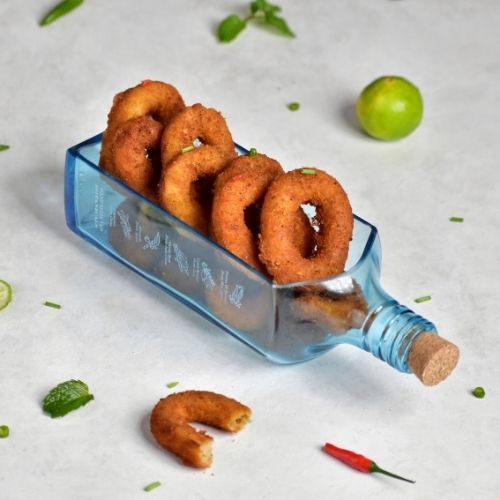 Upcycled Bottle Platters – Bombay, Jagermeister & Wine Bottle Serveware