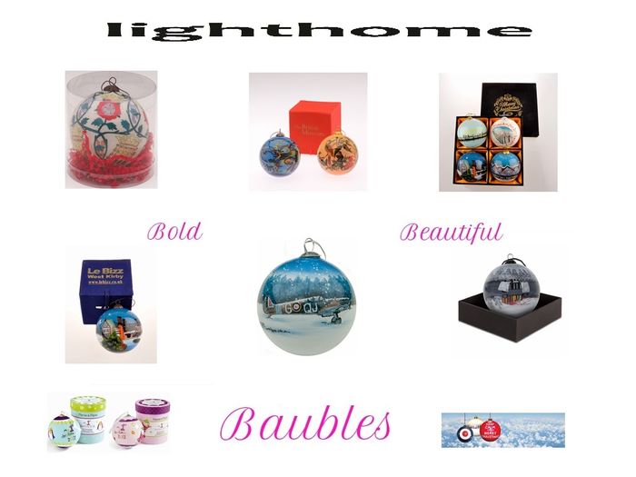 inside hand-painted glass baubles