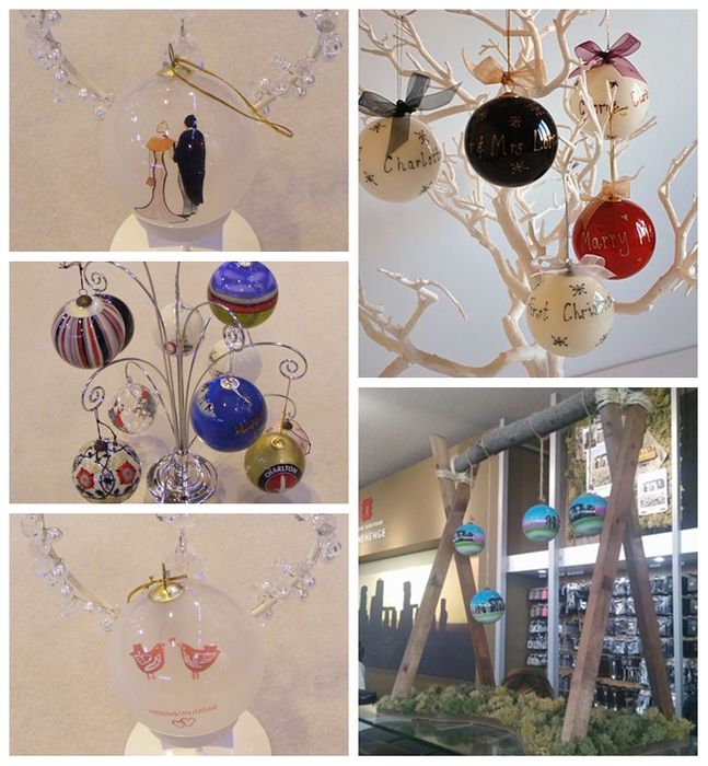 inside hand-painted glass baubles