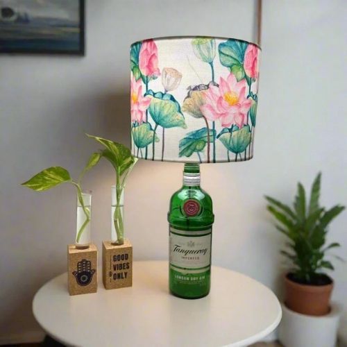 Upcycled Bottle Lamps – Absolut, Tanqueray & Artistic Designs