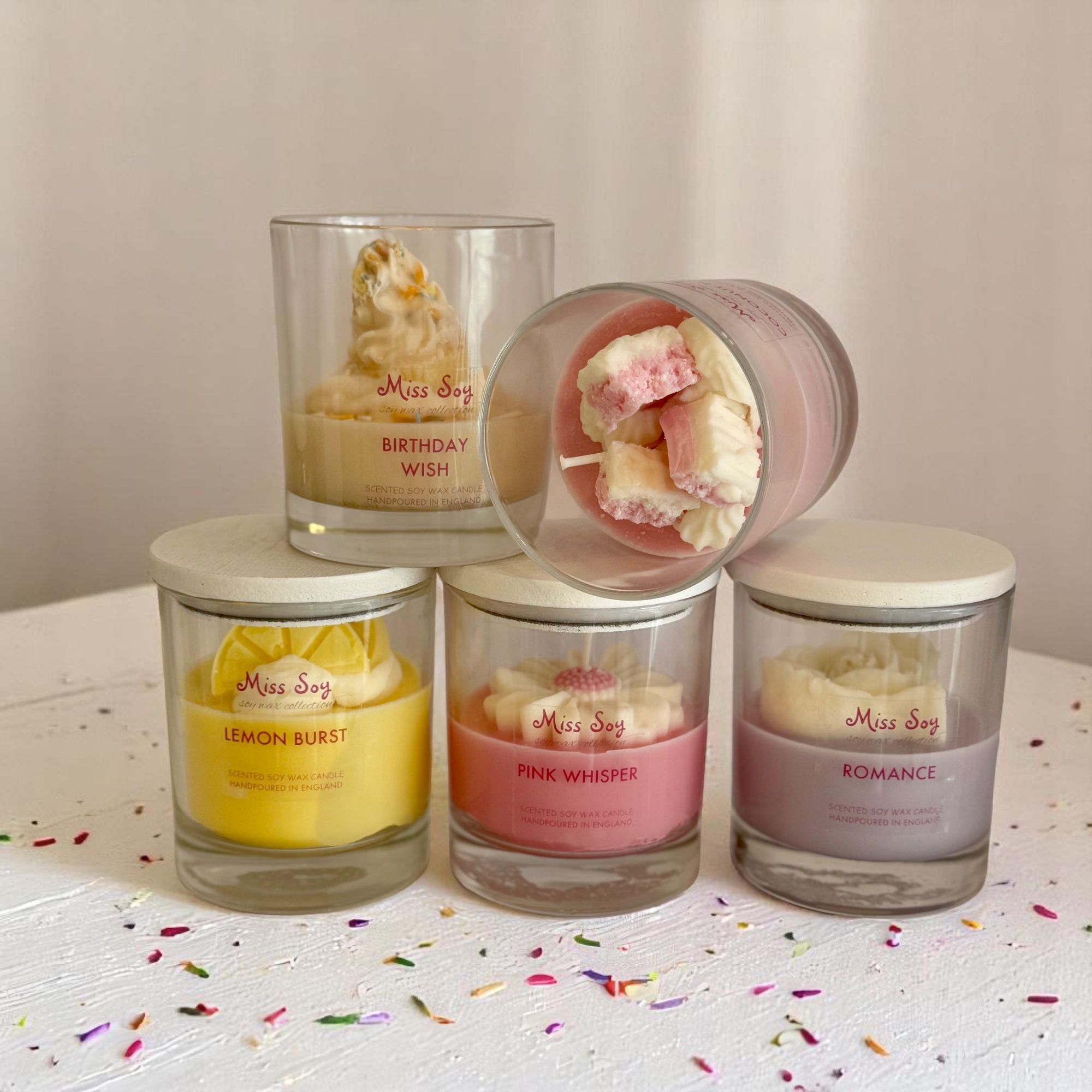 soylicious candle collection