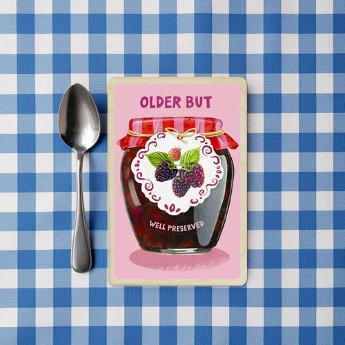 Birthday Card - Wooden Postcard