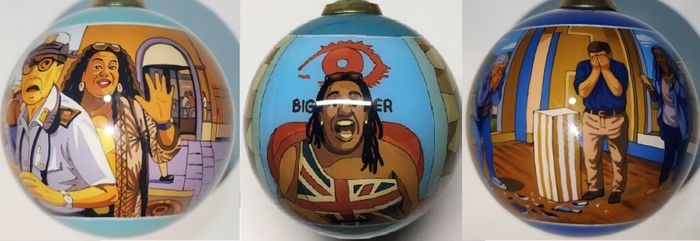 inside hand-painted glass baubles