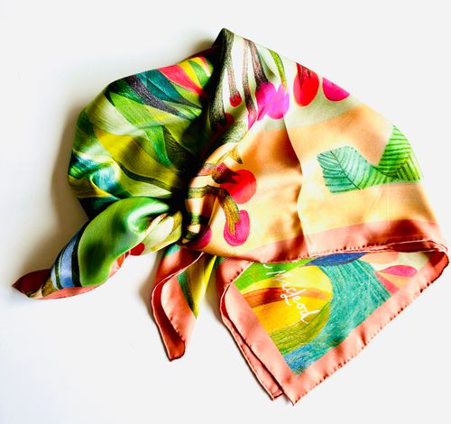 Silk scarf product