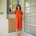 Clay Charm Summer Dress