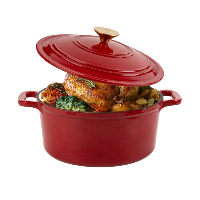 Cast iron 20cm(2.6L) covered casserole