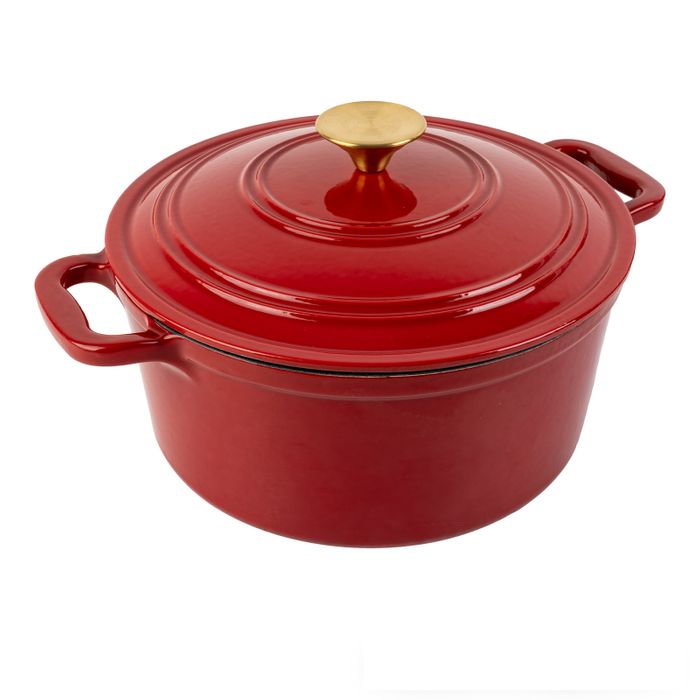 Cast iron 20cm(2.6L) covered casserole