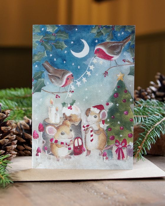 Dressing the Tree | Festive Card