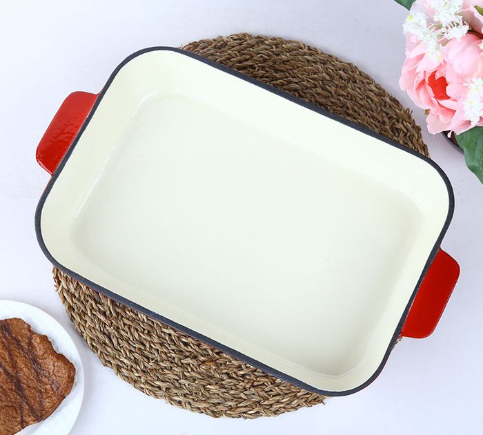 Cast iron 32x23cm lasagna pan