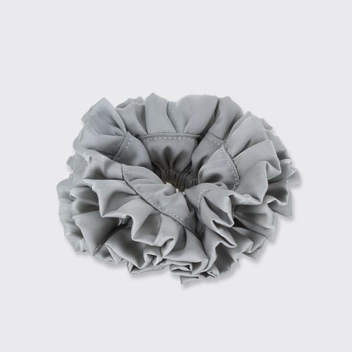 Ruffle Satin Scrunchie