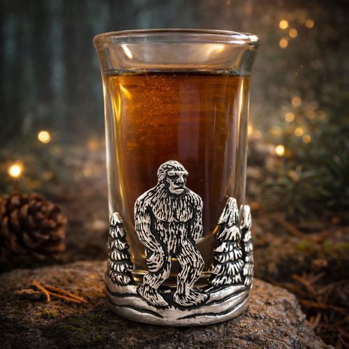 Bigfoot Pewter Shot Glass