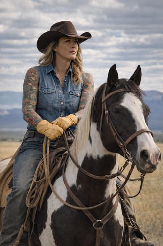 The Nyla Women's Western Style Riding Glove