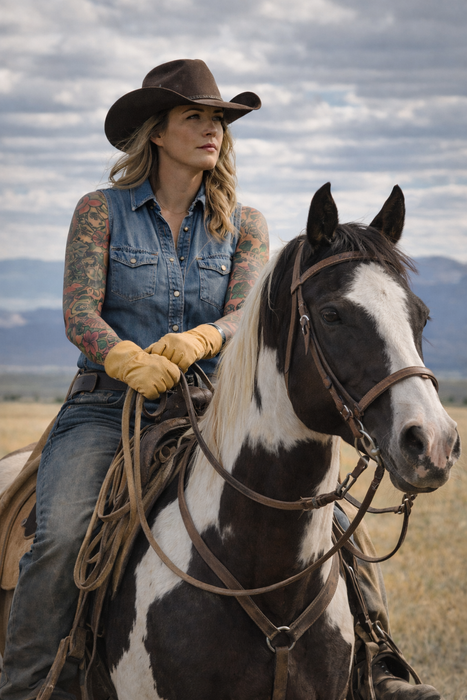 The Nyla Women's Western Style Riding Glove