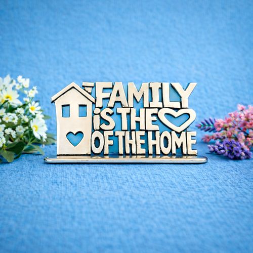 Family Desk Plaque (Boxed)