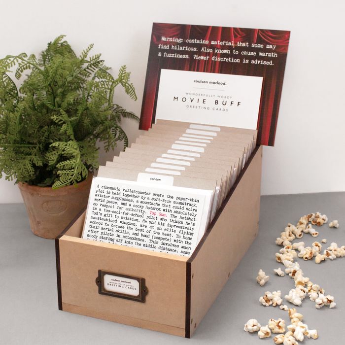 Movie Buff Greeting Card Library