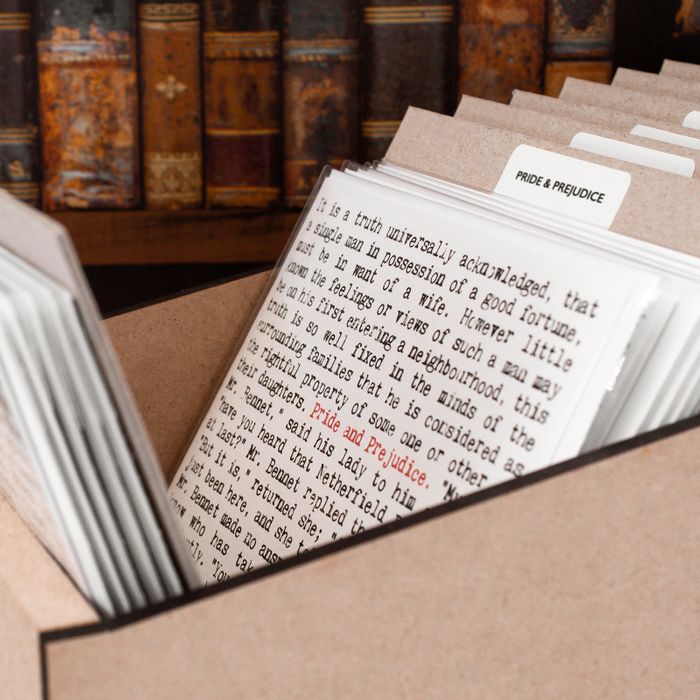 Classic Books Greeting Card Library