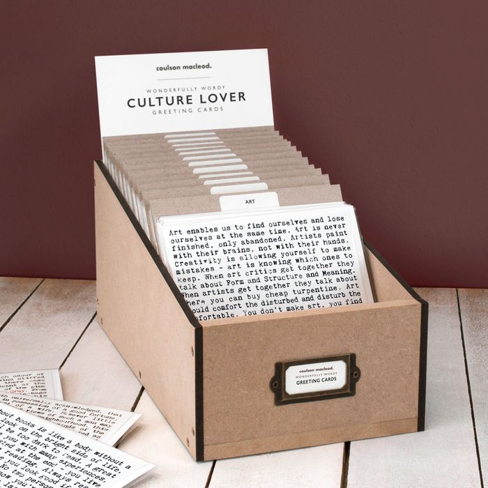 Culture Lover Greeting Card Library