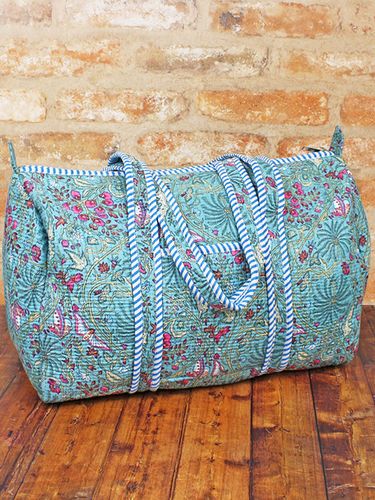 Indian Quilted Duffle Bag