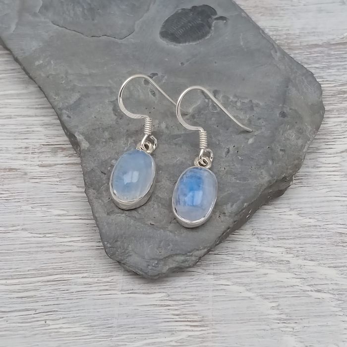 Gemstone Silver Earrings