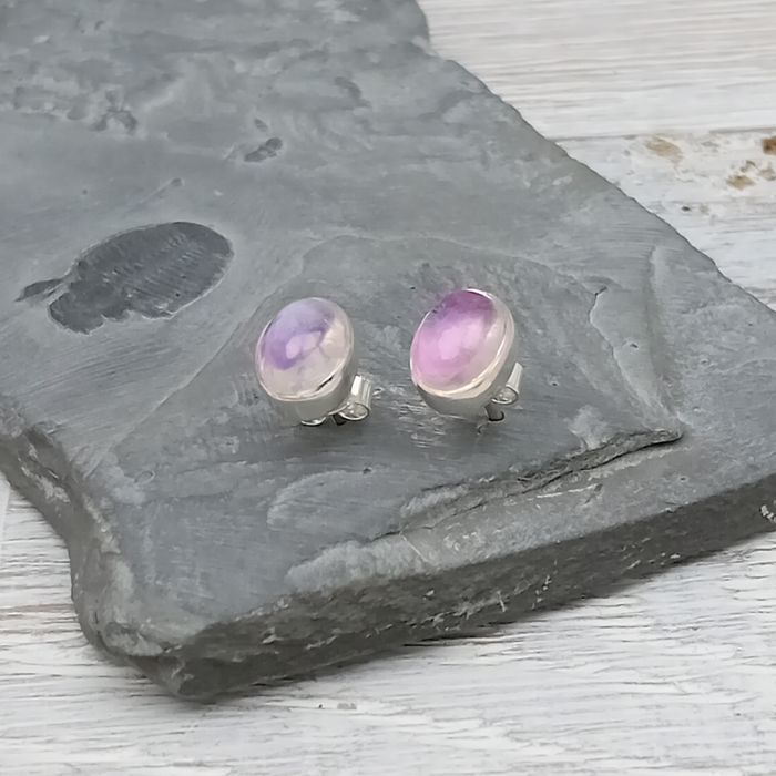 Gemstone Silver Earrings