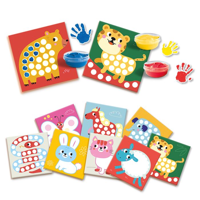 My first - Fingerprint paint art