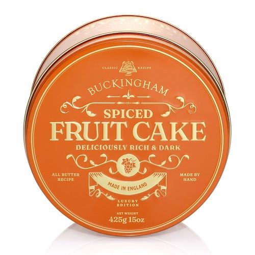 Buckingham Spiced Fruit Cake in Gift Tin 425g