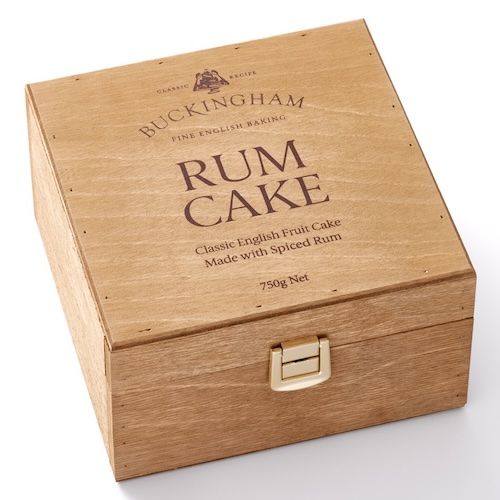 Buckingham Rum Cake in Wooden Gift Box 750g