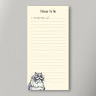 Stroke The Cat Magnetic List Pad