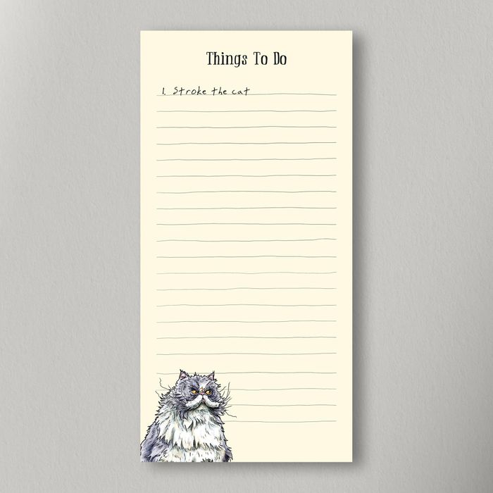 Stroke The Cat Magnetic List Pad