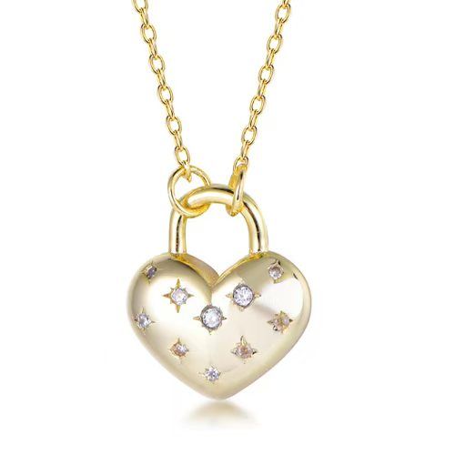 Heart Lock Necklace