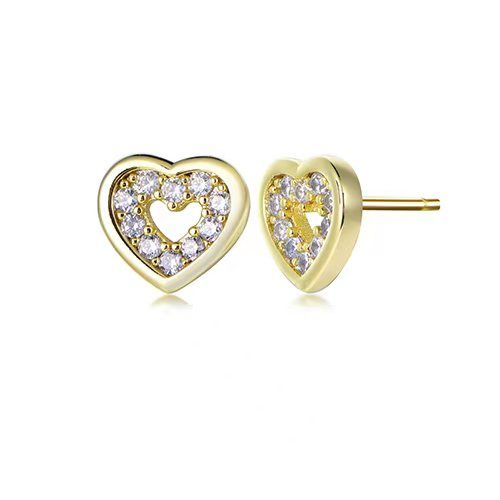 Heart Stud Earrings