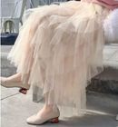 High Waist Mesh Puffy Skirt