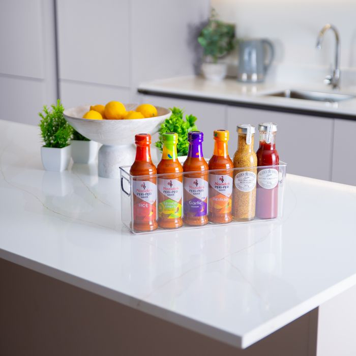 Clear Kitchen Storage Bins
