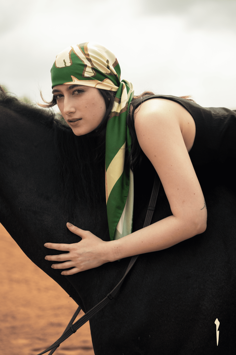 Its Feed Time Silk Scarf