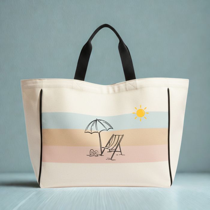 Canvas Beach Bag